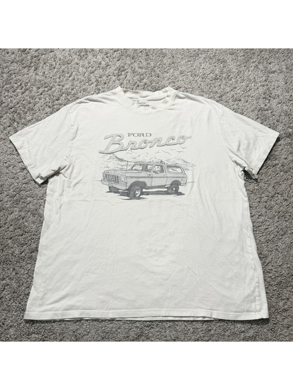 Abercrombie And Fitch AF The Boyfriend Tee Ford Bronco Graphic Womens Large
